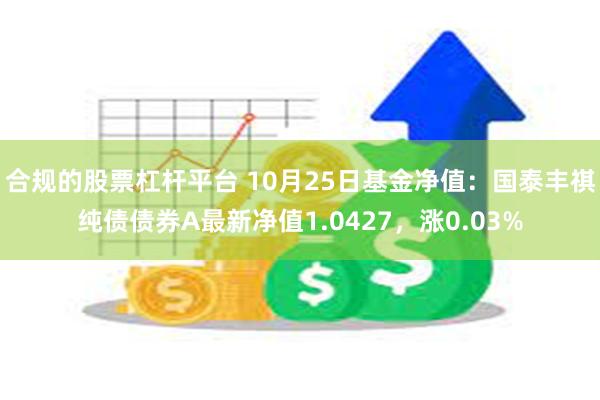 合规的股票杠杆平台 10月25日基金净值：国泰丰祺纯债债券A最新净值1.0427，涨0.03%